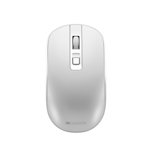 CANYON-Raton-inalambrico-2.4Ghz-1600-DPI-carga-inalambrica-o-con-cable--4-botones-bateria-recargable-300mAh-Blanco-perla-CNS-CMSW18PW