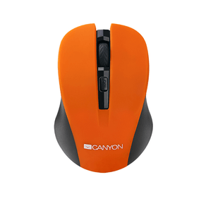 CANYON-Raton-Mini-inalambrico-1200-DPI-Receptor-Nano-Interruptor-de-on-off-Superficie-de-goma-naranja-CNE-CMSW1O