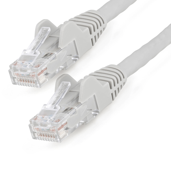 cable de red ethernet cat6 utp - sin enganches - gris - 5m