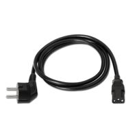Miniatura 3 de AISENS A132 0170 cable de transmisi  n Negro 10 m CEE7 7 C13 acoplador
