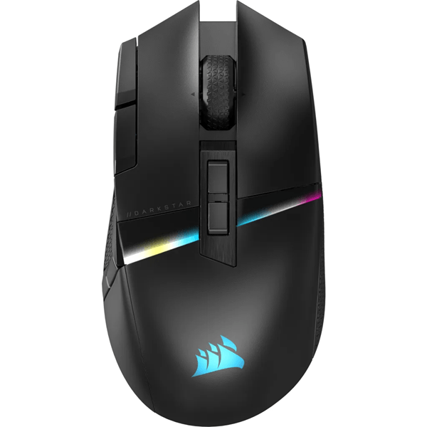 raton gaming corsair darkstar wireless rgb mmo
