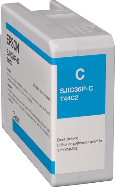 sjic36p(c): ink cartridge for colorworks c6500 c6000 (cyan)