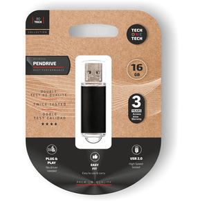 TECH-ONE-TECH-Basic-Pendrive-16Gb-USB-2.0-Negro