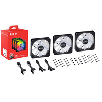 Miniatura 1 de VENTILADOR XPG VENTO R | 120MM | ARGB | PACK 3 | NEGRO