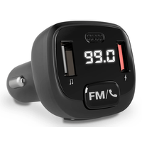 Miniatura 1 de TRANSMISOR DE COCHE ENERGY SISTEM CAR FM TALK MANOS LIBRES BLUETOOTH 5.3  REPRODUCTOR VIA MICROSD O USB-A  PUERTO DE CARGA USB