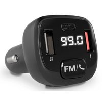 Miniatura 2 de TRANSMISOR DE COCHE ENERGY SISTEM CAR FM TALK MANOS LIBRES BLUETOOTH 5.3  REPRODUCTOR VIA MICROSD O USB-A  PUERTO DE CARGA USB