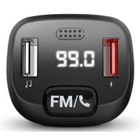 Miniatura 4 de TRANSMISOR DE COCHE ENERGY SISTEM CAR FM TALK MANOS LIBRES BLUETOOTH 5.3  REPRODUCTOR VIA MICROSD O USB-A  PUERTO DE CARGA USB