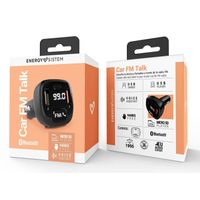 Miniatura 7 de TRANSMISOR DE COCHE ENERGY SISTEM CAR FM TALK MANOS LIBRES BLUETOOTH 5.3  REPRODUCTOR VIA MICROSD O USB-A  PUERTO DE CARGA USB