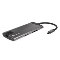 Miniatura 4 de ADAPTADOR NATEC FOWLER PLUS USB-C->3XUSB 3.0,HDMI 4K,USB-C PD,RJ45,SD,MSD