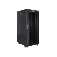 Miniatura 3 de ARMARIO LANBERG RACK 19" 27U 600X800 FLAT PACK NEGRO PUERTA CRISTAL CON LCD