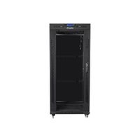 Miniatura 4 de ARMARIO LANBERG RACK 19" 27U 600X800 FLAT PACK NEGRO PUERTA CRISTAL CON LCD