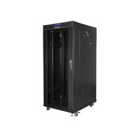 Miniatura 5 de ARMARIO LANBERG RACK 19" 27U 600X800 FLAT PACK NEGRO PUERTA CRISTAL CON LCD