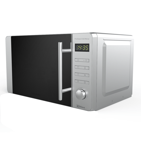 horno microondas con grill cecotec microondas 20l con grill proclean 5120 m 19 litros inox