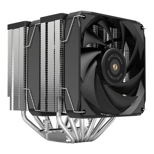VENTILADOR CON DISIPADOR DE CPU MARS GAMING MCPU-XU6 BLACK DUAL 6 HEATPIPES TDP 300W DOBLE DISIPADOR