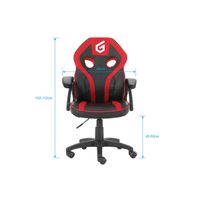 Miniatura 6 de SILLA GAMER JUNIOR CONCEPTRONIC EYOTA06R COLOR NEGRO DETALLES EN ROJO RECUBRIMIENTO PU DE ALTA CALIDAD DISEÑ?O ERGONOMICO