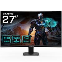 Miniatura 2 de GIGABYTE Monitor de juego curvo GS27FC 27" FHD - 1920 x 1080 (FHD), 180Hz, 1ms, 250 cd/m², FreeSync Premium, compatible con HDR, HDMI 2.0, DisplayPort