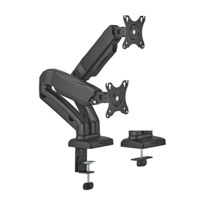AISENS Soporte De Mesa Pro Contrapeso Giratorio E Inclinable Para Monitor TV 9kg  3 Pivotes  2 Brazos  De 17 32  Negro