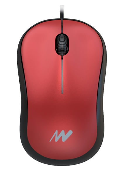 raton netway usb md100 rojo