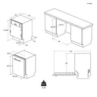Miniatura 30 de LAVAVAJILLAS 60 CM HAIER XS6A0M4PDB A 16 CUBIERTOS BLANCO