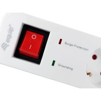 Miniatura 5 de REGLETA EQUIP CON 5 TOMAS CABLE DE RED DE 1.5 METROS  + 2 PUERTOS USB Y BOTON DE APAGADO ENCENDIDO