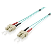 Miniatura 1 de CABLE FIBRA OPTICA OM3 DUPLEX LIBRE  HALOGENOS SC/SC 50/125u 10M