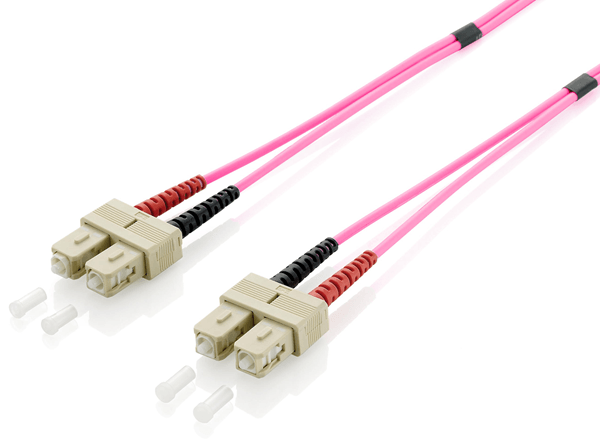 cable fibra optica om4 multimodo libre halogenos sc sc 50 125u 1m