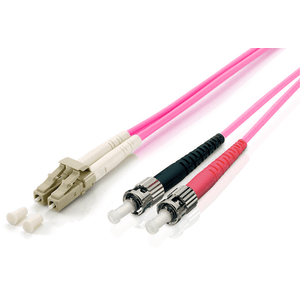 CABLE FIBRA OPTICA MULTIMODO LIBRE  HALOGENOS LC/ST 50/125u 1M  OM4