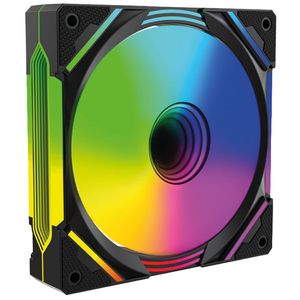 VENTILADOR  NETWAY MIRROR  12CM BLACK 5V ARGB+PWM