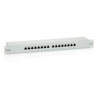 Miniatura 2 de PATCH PANEL 16 PUERTOS CATEGORIA 6 APANTALLADO COLOR GRIS CLARO