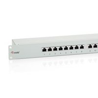 Miniatura 3 de PATCH PANEL 16 PUERTOS CATEGORIA 6 APANTALLADO COLOR GRIS CLARO