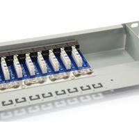 Miniatura 5 de PATCH PANEL 16 PUERTOS CATEGORIA 6 APANTALLADO COLOR GRIS CLARO
