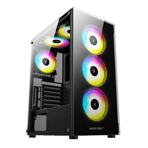 Caja KEEP OUT  XC-210 GLASS  Negro