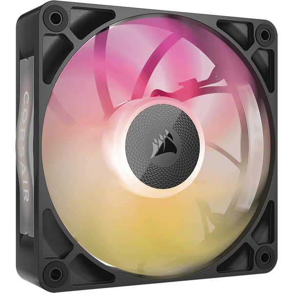 ventilador caja corsair rx rgb max series, icue link rx120 rgb max, 120mm rgb fan, single fan co-9051033-ww