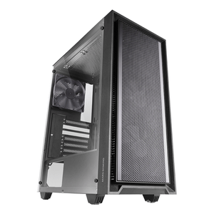 CAJA ATX SEMITORRE MARS GAMING MCPMAX PURE BLACK FRONTAL MESH 4xFBD 120mm 2x2,5 2x3.5 USB 3.0