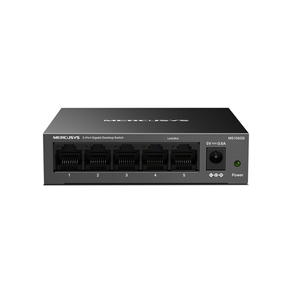 SWITCH-NO-GESTIONABLE-MERCUSYS-MS105GS-5P-10-100-1000-ETHERNET-MINI-DESKTOP-CARCASA-METALICA
