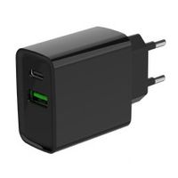Miniatura 2 de CARGADOR RAPIDO USB GEMBIRD DE 2 PUERTOS Y 20 W, NEGRO