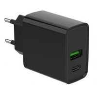 Miniatura 10 de CARGADOR RAPIDO USB GEMBIRD DE 2 PUERTOS Y 20 W, NEGRO