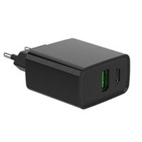 Miniatura 11 de CARGADOR RAPIDO USB GEMBIRD DE 2 PUERTOS Y 20 W, NEGRO