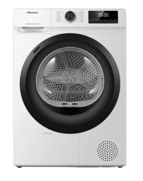SECADORA CON BOMBA DE CALOR HISENSE DHQE800BW2 8 KG A BLANCO