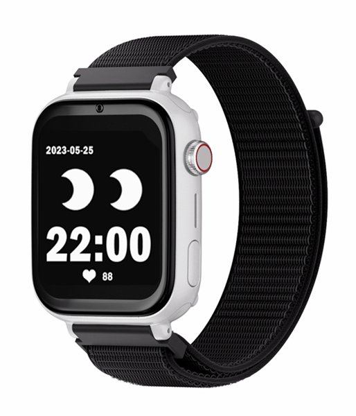Save Family PLUS SmartWatch con GPS y llamada Blanco Correa Tela Negra NO INCLUYE SIM