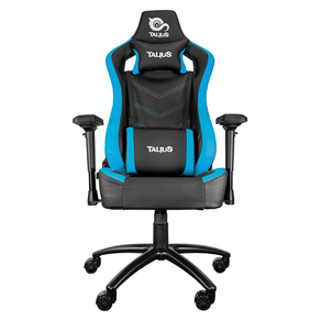SILLA GAMER TALIUS VULTURE NEGRA/AZUL BUTTERFLY, 4D, BASE METWAL, RUEDAS NYLON