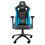 SILLA GAMER TALIUS VULTURE NEGRA/AZUL BUTTERFLY, 4D, BASE METWAL, RUEDAS NYLON