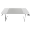 MESA MARS GAMING MGD X140 CHASIS DE ACERO TABLERO BLANCO 140x60 DISE??O FIBRA CARBONO ALF. XXL