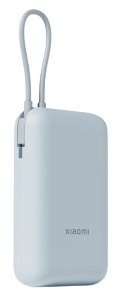 POWERBANK XIAOMI POWER BANK 10000MAH (INTEGRATED CABLE) ICE BLUE GL