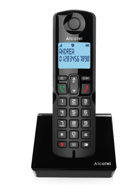 TELEFONO SOBREMESA ALCATEL DEC S280 DUO BLACK