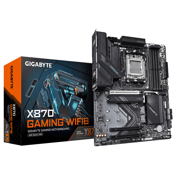 Placa Base GIGABYTE AMD X870 GAMING WIFI6 - Socket AM5, hasta 8000MHz DDR5 (OC)