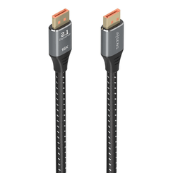 CABLE AISENS DISPLAYPORT V2.1 16K@60HZ 80GBPS DP/M-DP/M NEGRO 1.5M