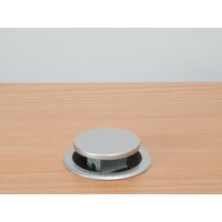 Miniatura 8 de REGLETA EQUIP POP-UP  PARA MESA 3 TOMAS + 2 PUERTOS USB   CON INTERRUPTOR ALUMINIO  DIAMETRO 60MM
