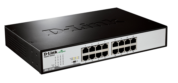GIGAEXPRESS 16-PORT GIGABIT SWITCH 16X 10/100/10 00
