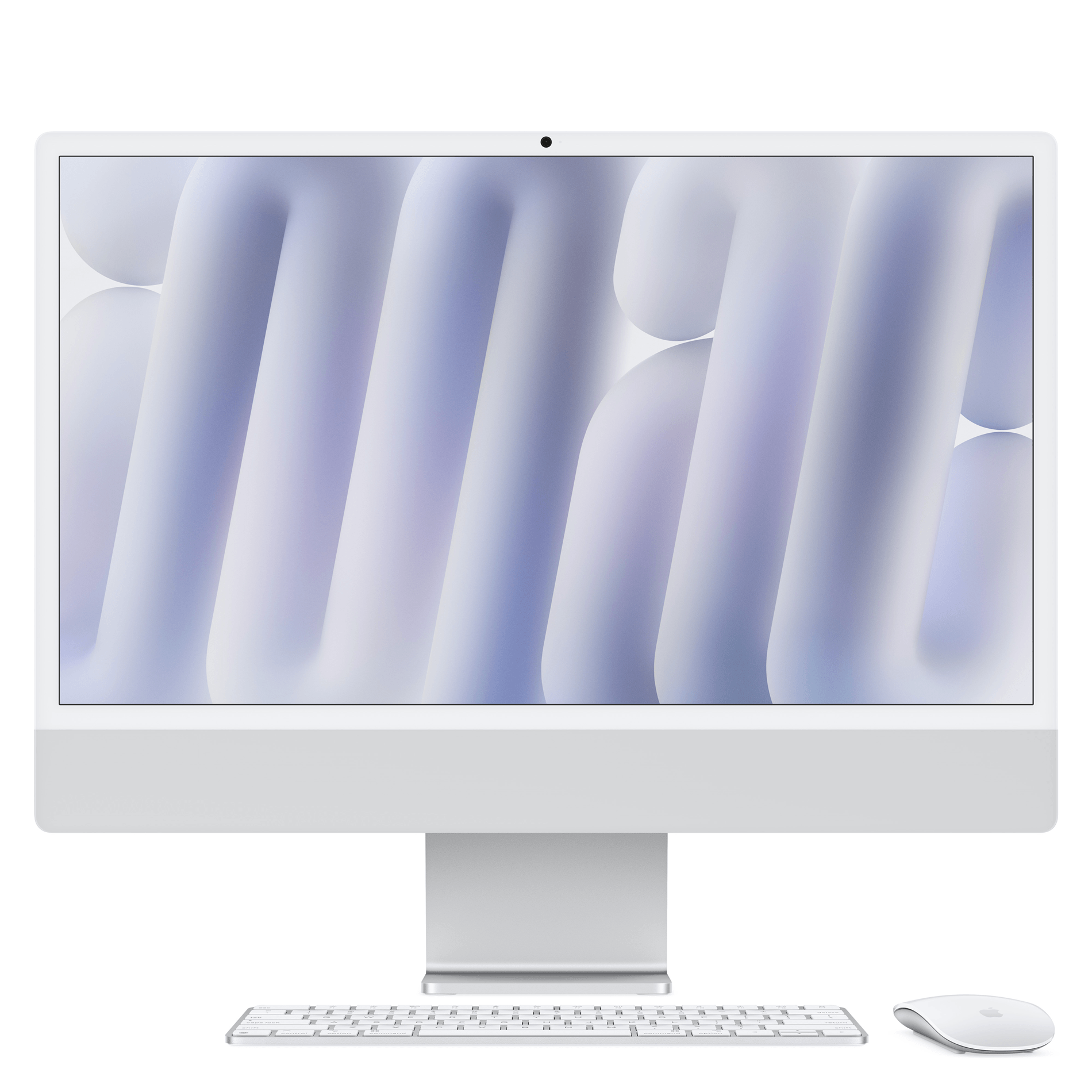 24-inch imac with retina 4.5k display: apple m4 chip with 8-core cpu and 8-core gpu, 16gb, 256gb ssd - silver
